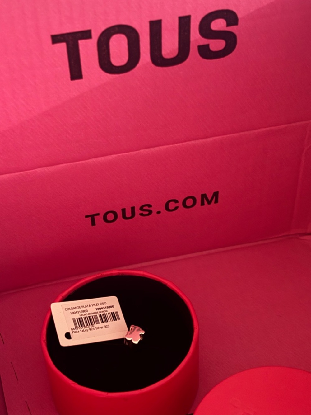 Tous Silver Bear Charm